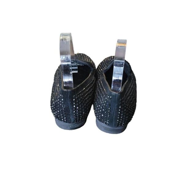 Steve Madden Caviarr Slips On Black Gems Mens SZ 8 Leather Loafers - Picture 4 of 8